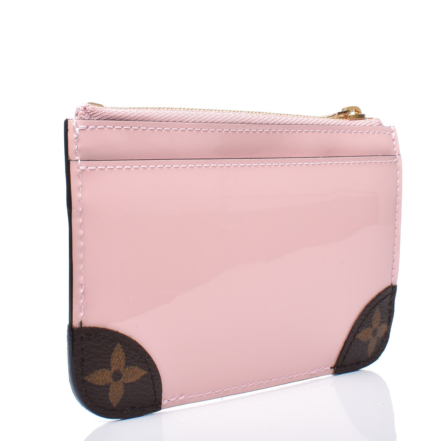 Louis Vuitton Patent Miroir Venice Key Pouch Rose Ballerine 3 of 9