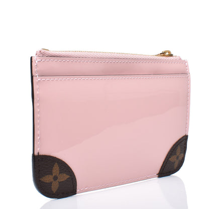 Louis Vuitton Patent Miroir Venice Key Pouch Rose Ballerine 3 of 9