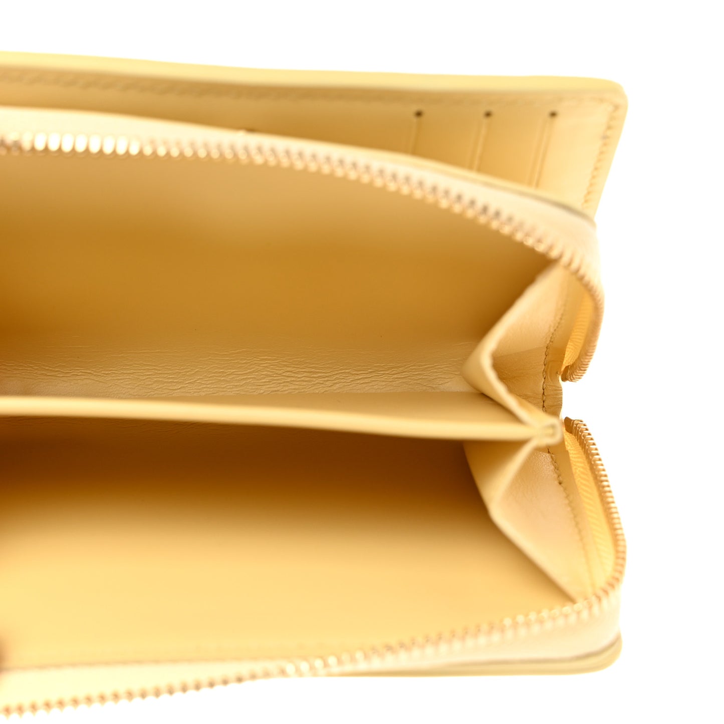 Calfskin Nanogram Embossed Lou Wallet Jaune