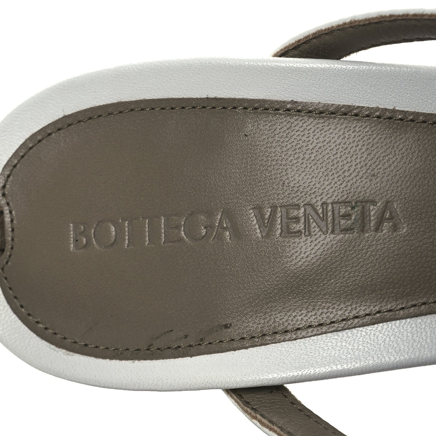 Lambskin Stretch Multi Strap 90mm Sandals 39.5 Optic White