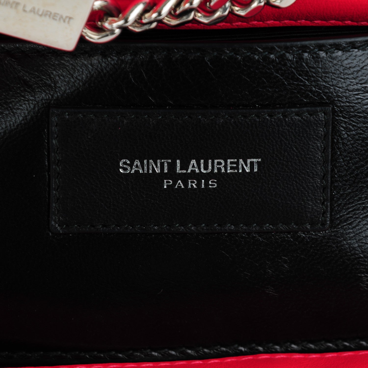 Saint Laurent Calfskin Small Classic Monogram Kate Satchel Neon Pink 7 of 7