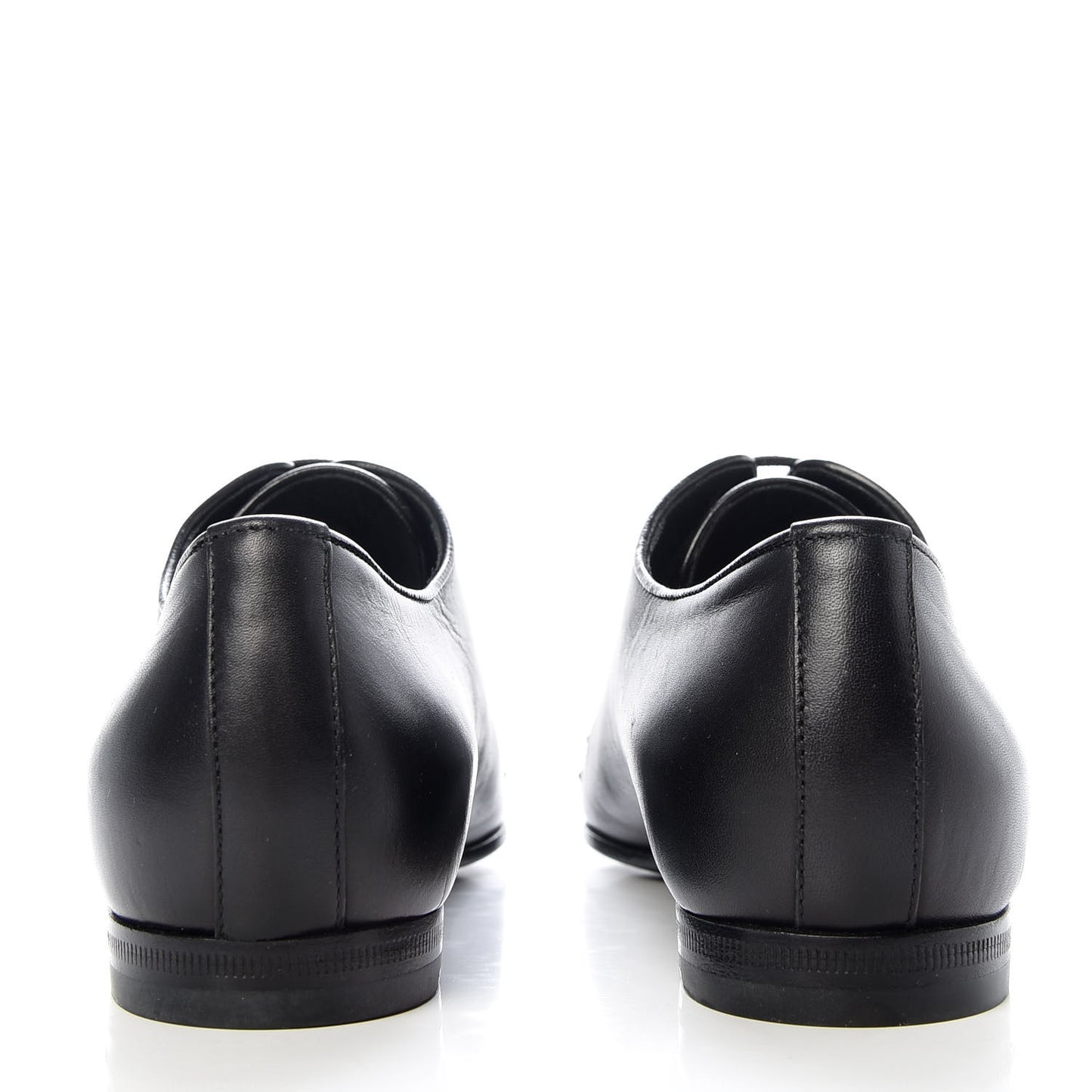 Calfskin Studded Lace Up Oxford 36.5 Black