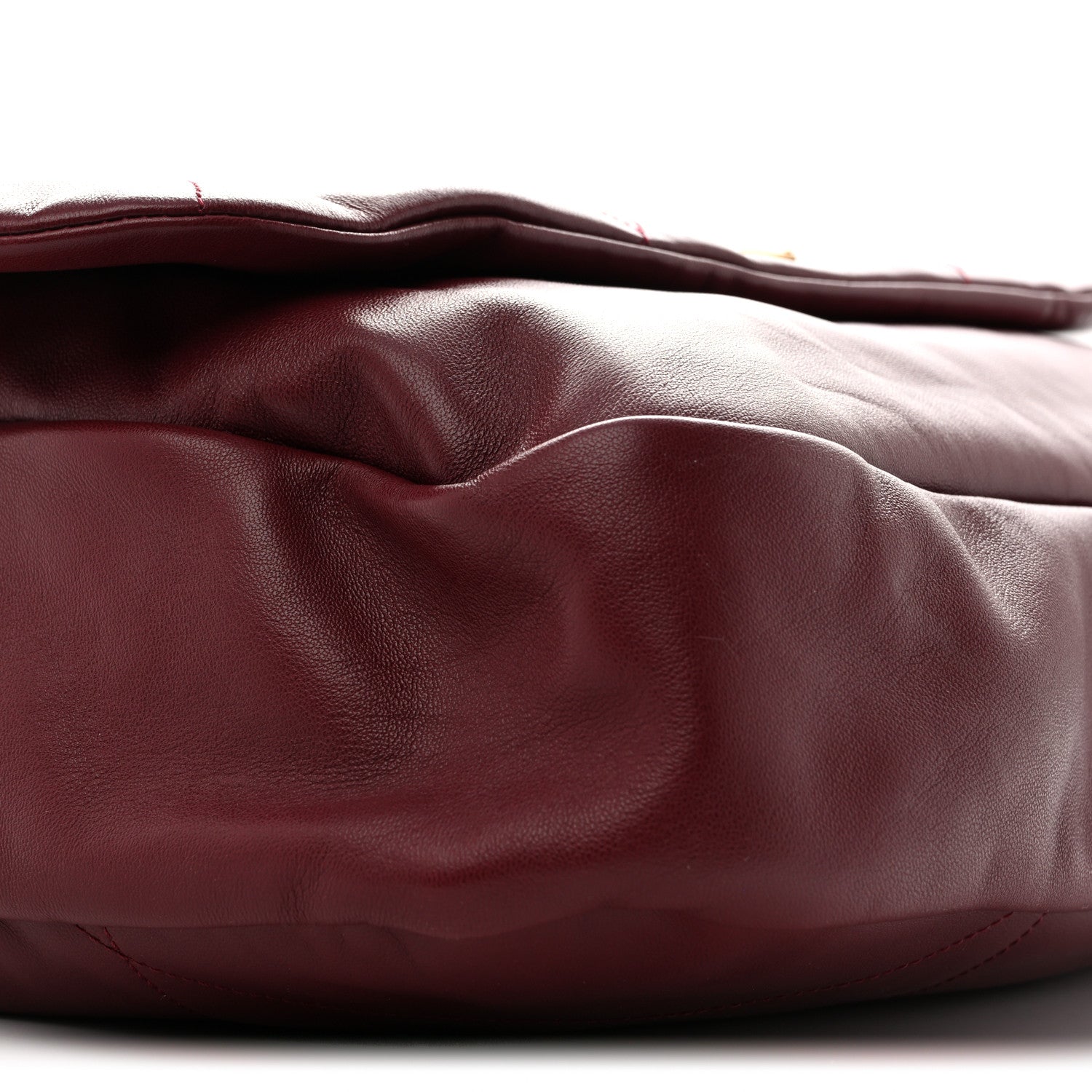 Saint Laurent Lambskin Matelasse Monogram Large Jamie 4.3 New Dark Bordeaux 9 of 13