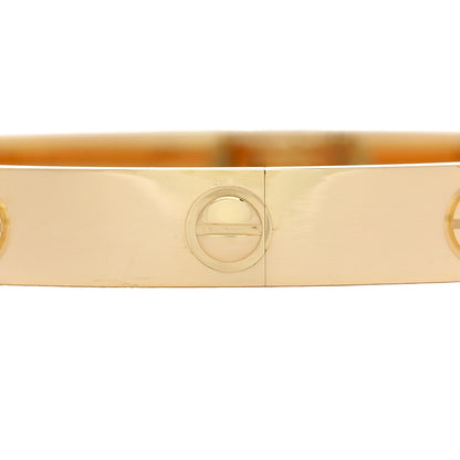 Cartier 18K Yellow Gold LOVE Single Screw Bracelet 16 4 of 9