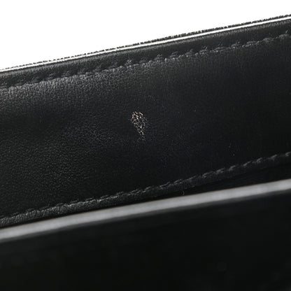Saint Laurent Velvet Y Quilted Monogram Toy Loulou Chain Satchel French Black 11 of 11
