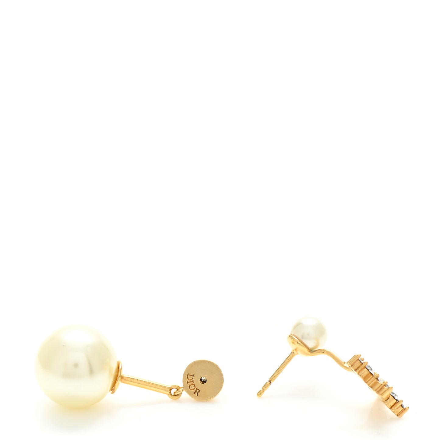 Pearl Crystal My ABCDior Tribales Etoile Earring Gold