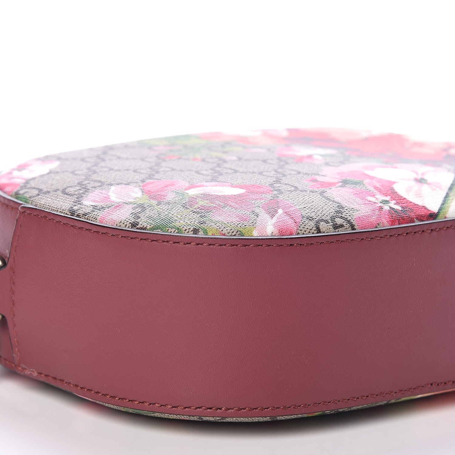 Gucci GG Supreme Monogram Blooms Mini Chain Shoulder Bag Beige Multicolor Dry Rose 8 of 9