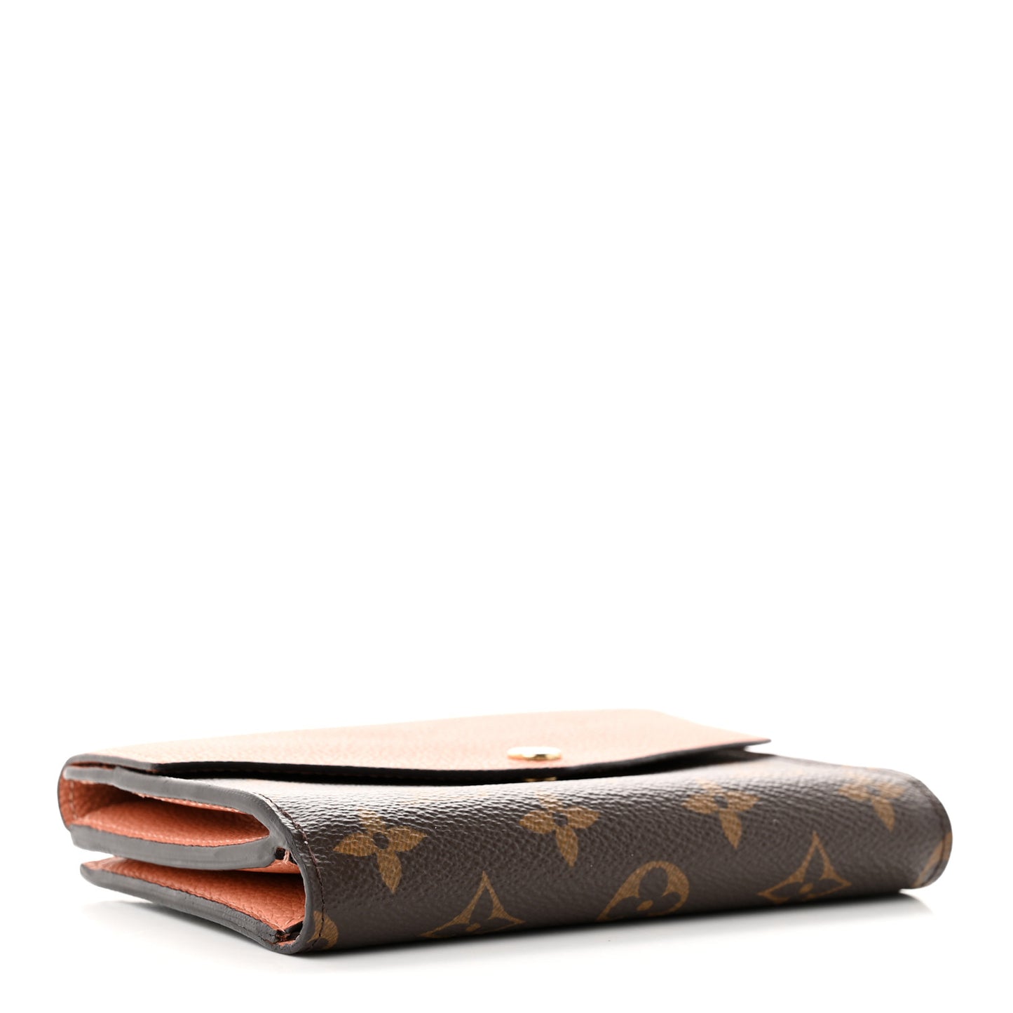 Monogram Pallas Compact Wallet Peach