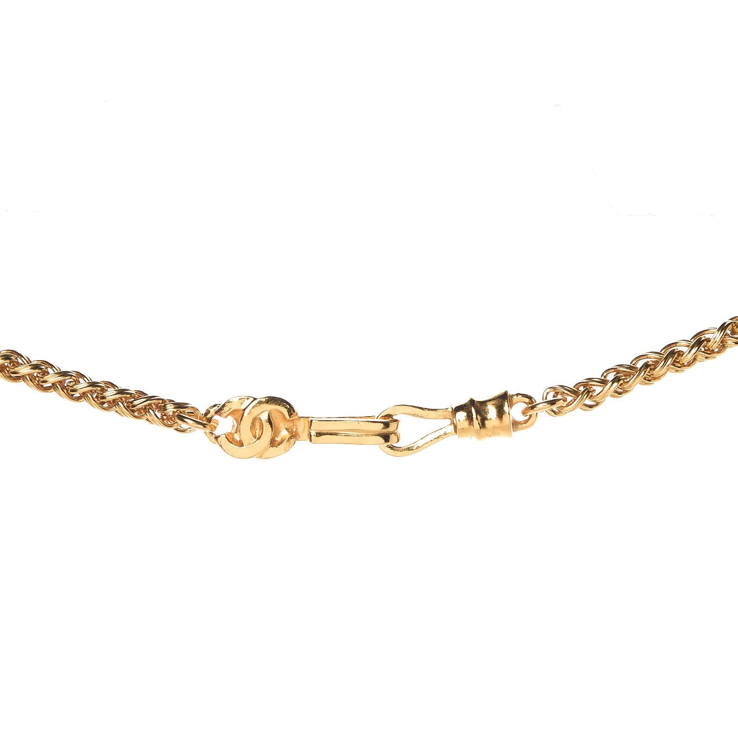 Chanel Loupe Magnifying Glass Necklace Gold 5 of 6
