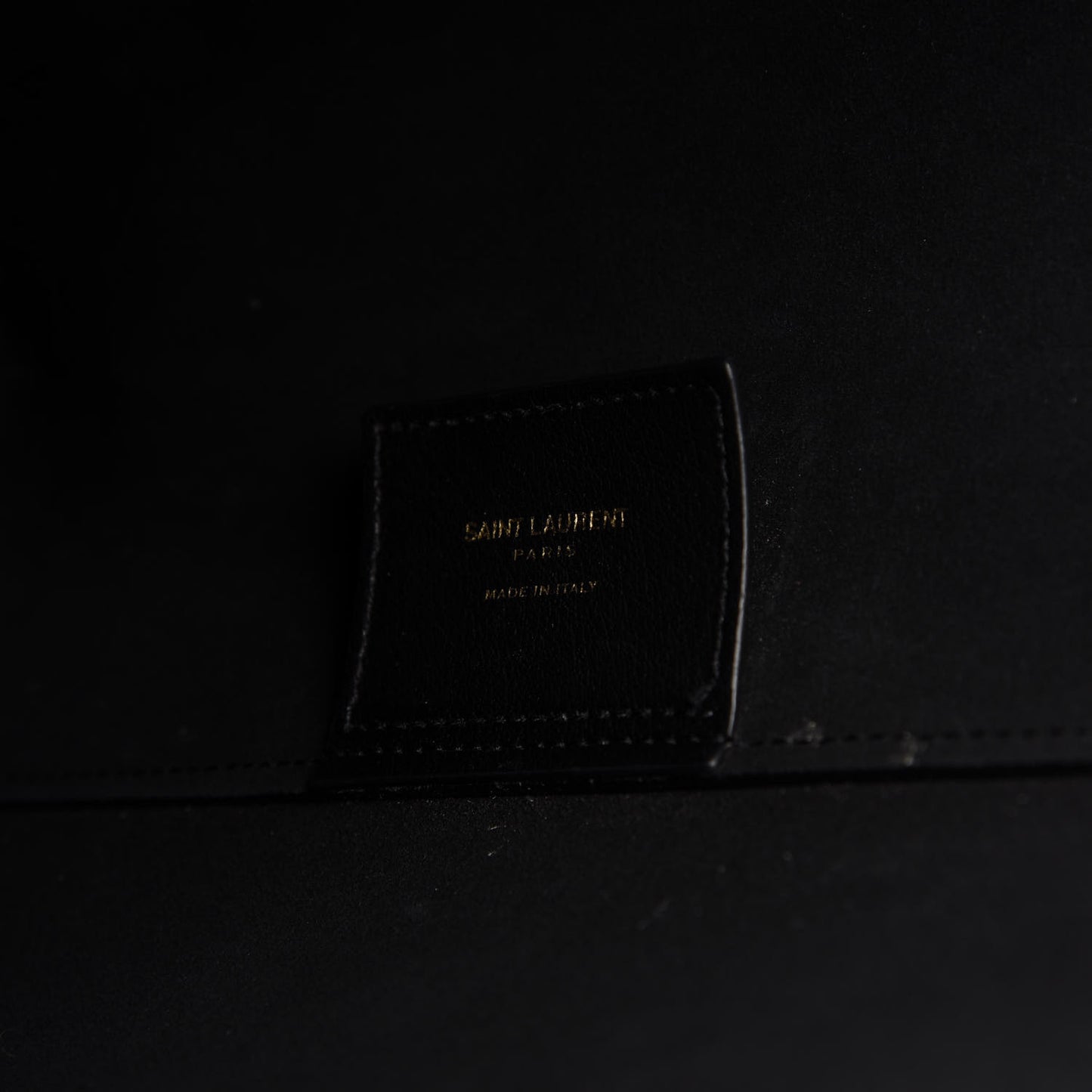 Calfskin Large Shopping Tote Black