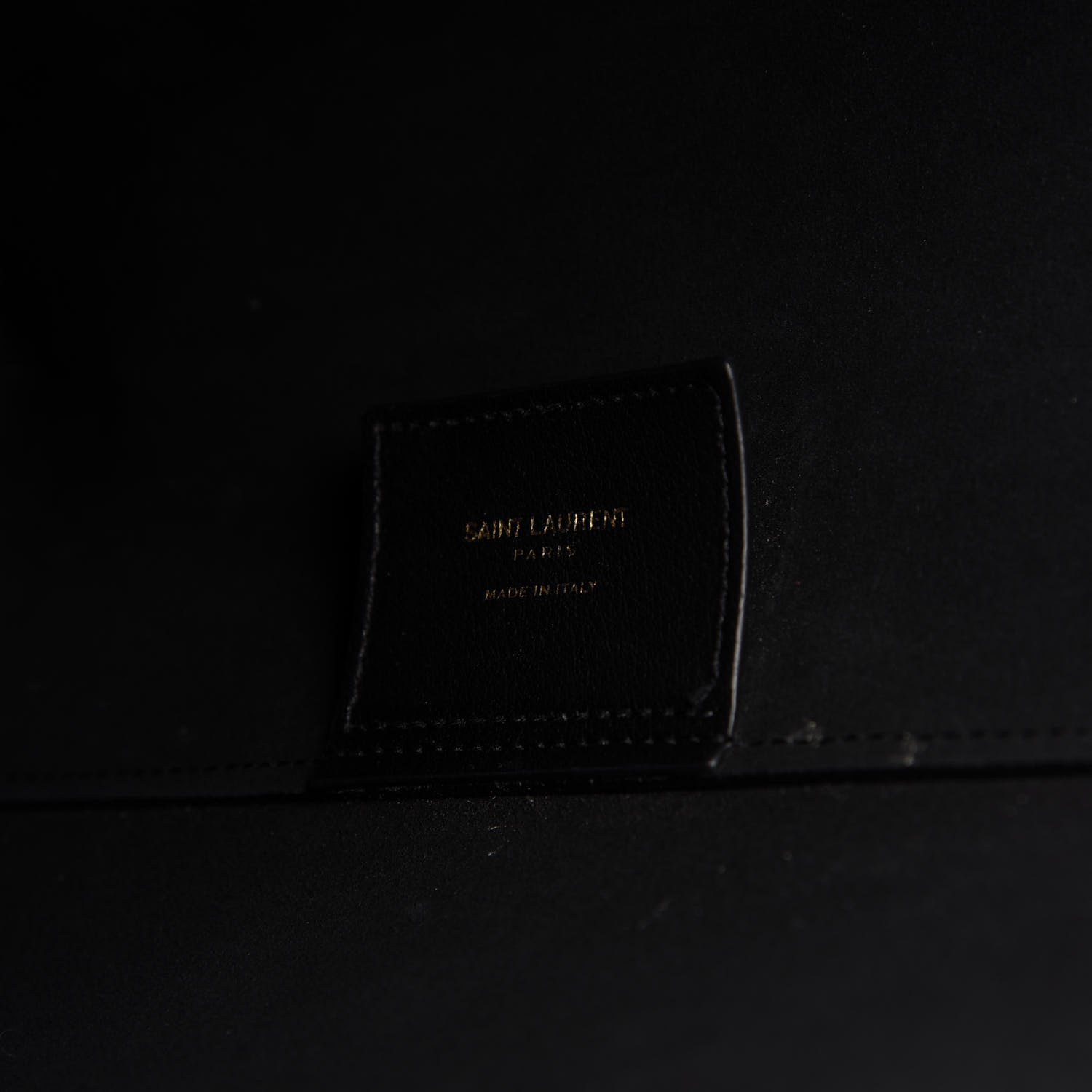 Saint Laurent Calfskin Large Shopping Tote Black 8 of 9