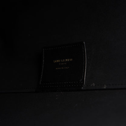 Saint Laurent Calfskin Large Shopping Tote Black 8 of 9