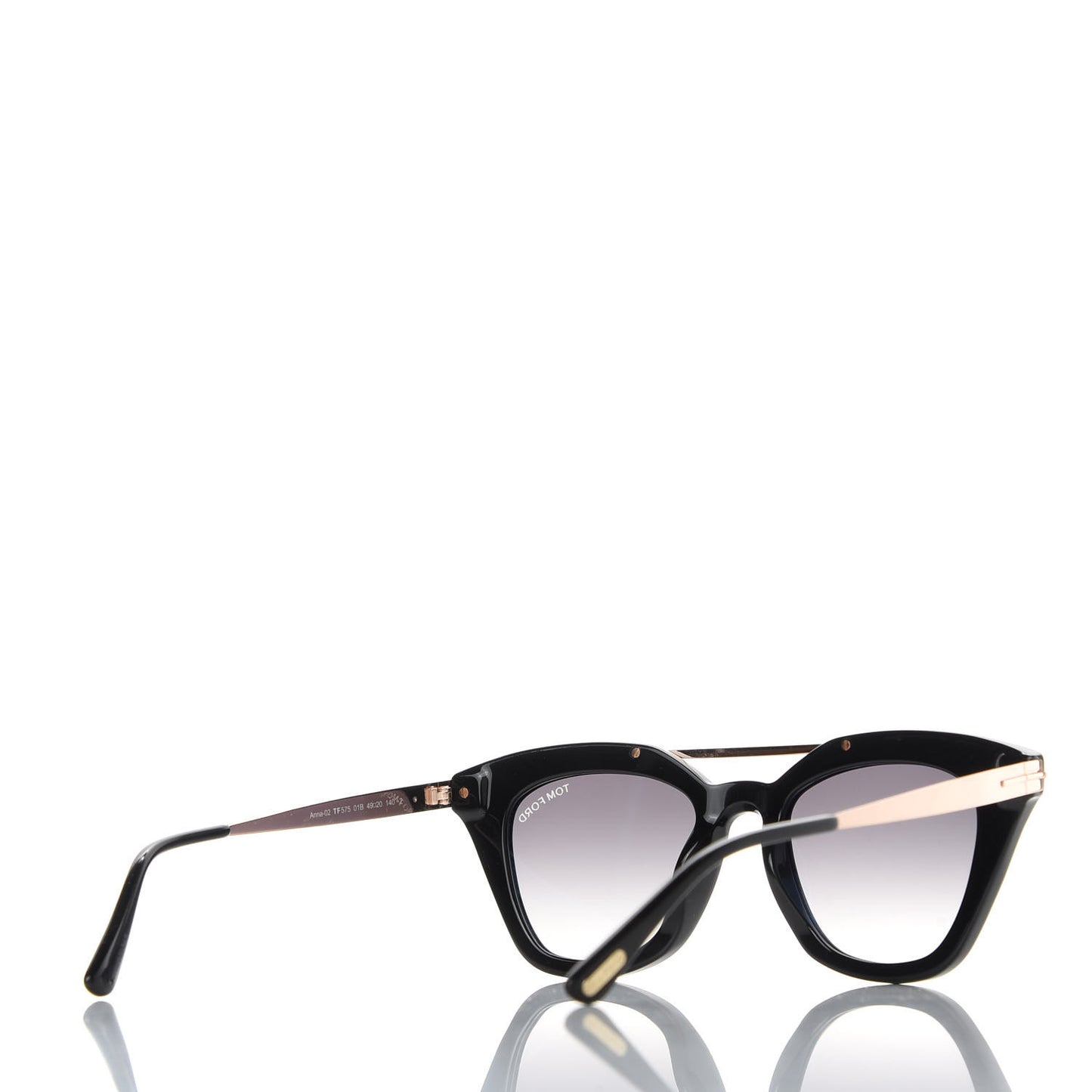 Acetate Anna Sunglasses TF575 Black