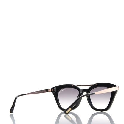 Tom Ford Acetate Anna Sunglasses TF575 Black 4 of 8