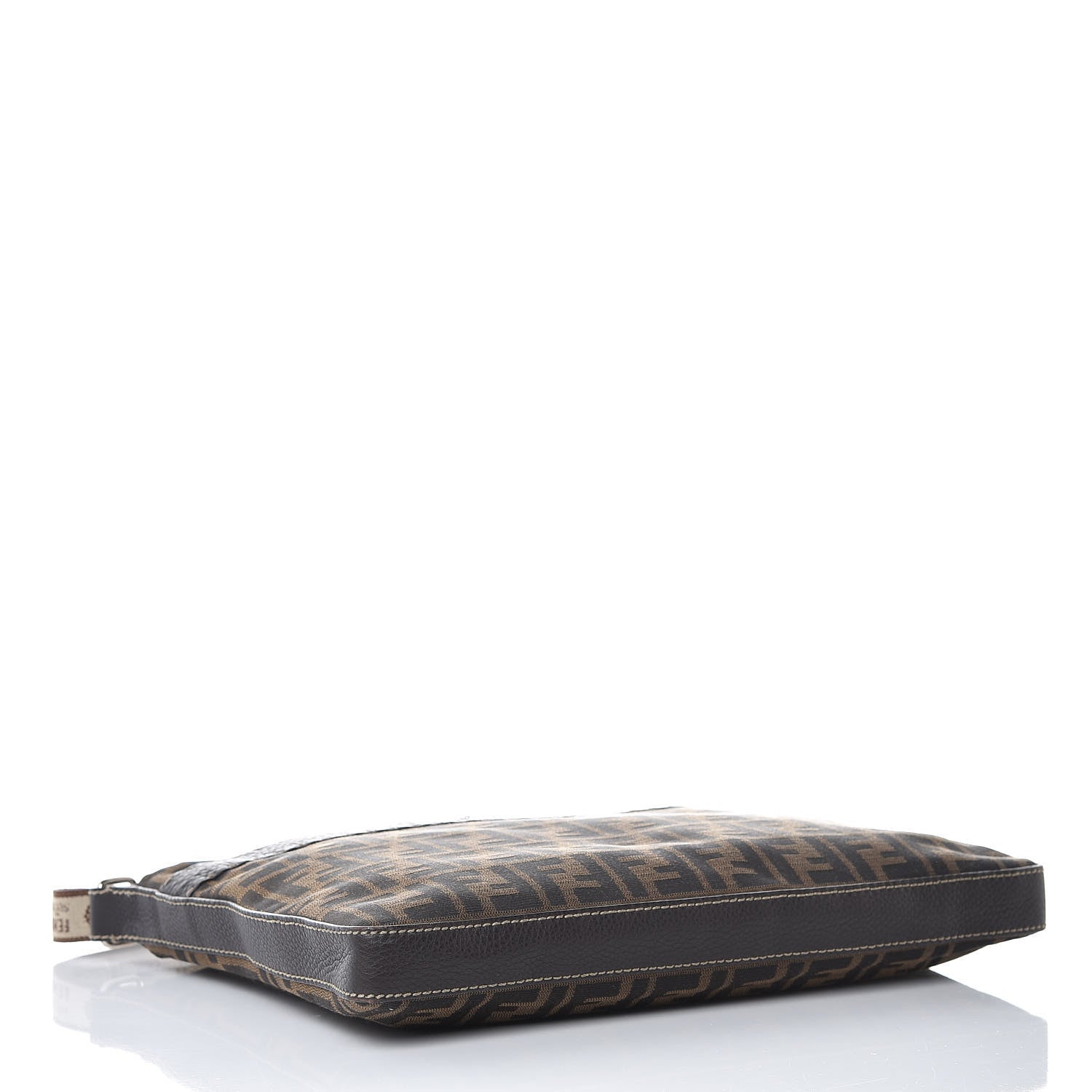 Fendi Zucca Cuoio Romano Selleria Messenger Tobacco Moro 4 of 12