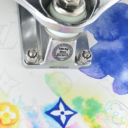 Louis Vuitton Monogram Watercolor Wood Skateboard Multicolor 4 of 5