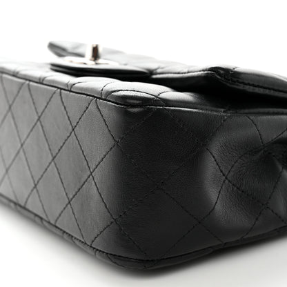 Chanel Lambskin Quilted Mini Rectangular Flap Black 9 of 14