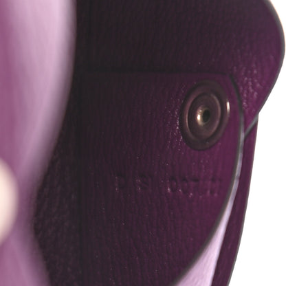 Hermes Chevre Mysore Calvi Card Case Anemone 7 of 8