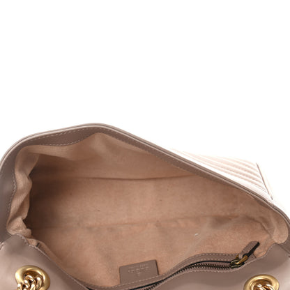 Gucci Calfskin Matelasse Small GG Marmont Shoulder Bag Porcelain Rose 5 of 12