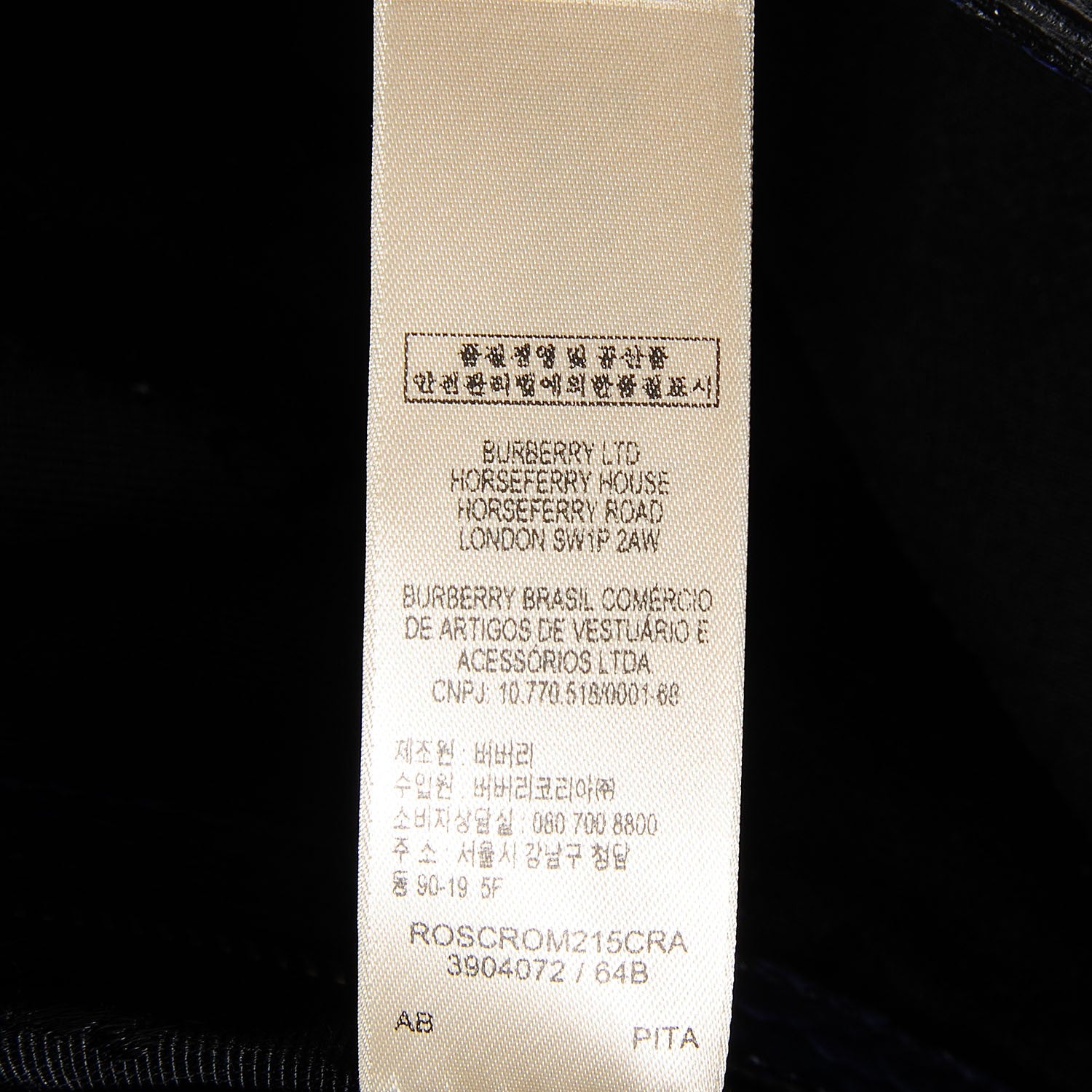 Burberry Heritage Grain Medium Woodbury Tote Blue 9 of 9