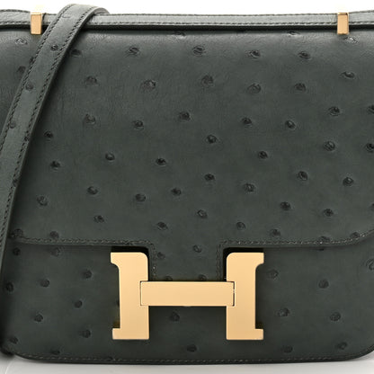 Hermes Ostrich Constance 18 Vert Amande 9 of 12