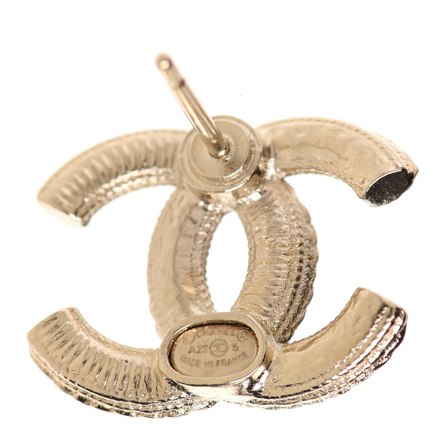 Pearl CC Earrings Light Gold
