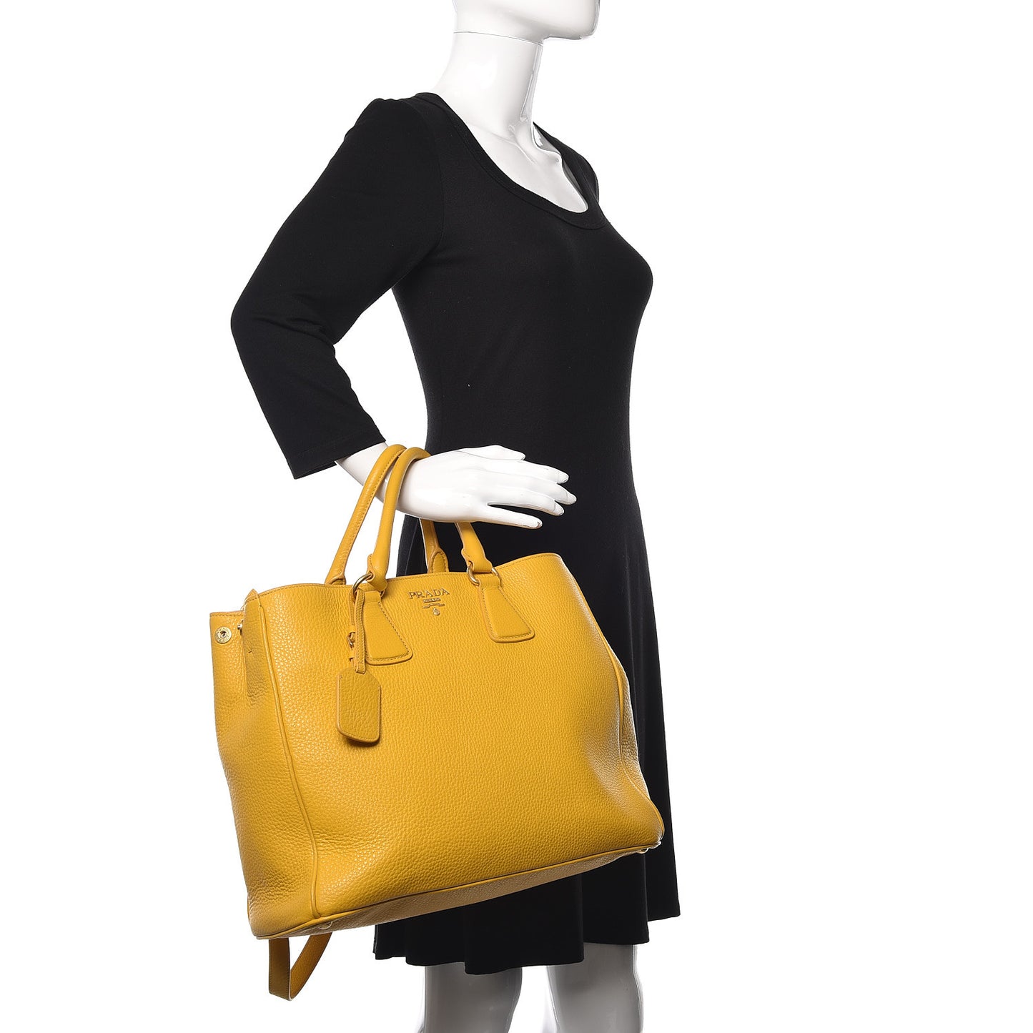Vitello Daino Tote Mimosa