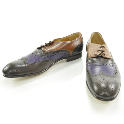 Gucci Mens Lace Up Oxfords 6 Tri-Color 1 of 8