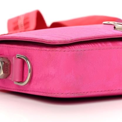 Off-White Nylon Mini Binder Clip Bag Fuchsia Red 9 of 17