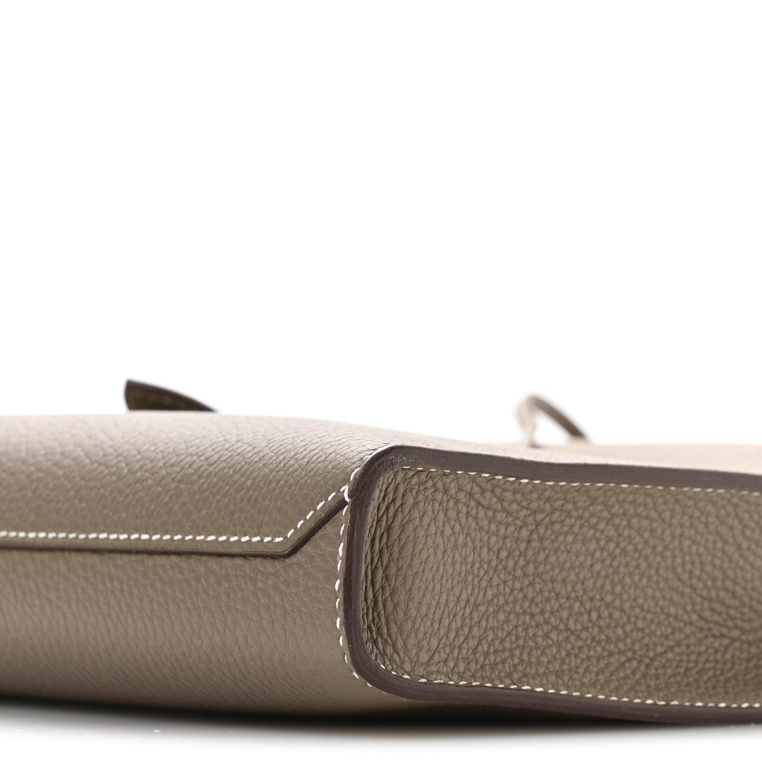 Hermes Togo Sac A Depeche Light 1-37 Briefcase Etoupe 10 of 11