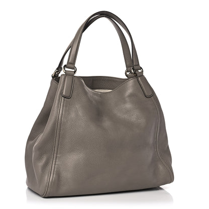 Gucci Pebbled Calfskin Medium Soho Shoulder Bag New Fango 3 of 11