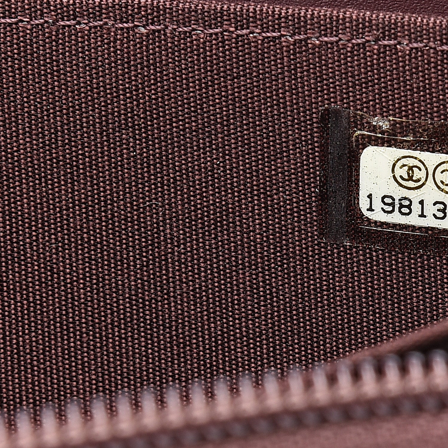 Chanel Caviar Small Timeless Zip Around Wallet Burgundy 7 of 9