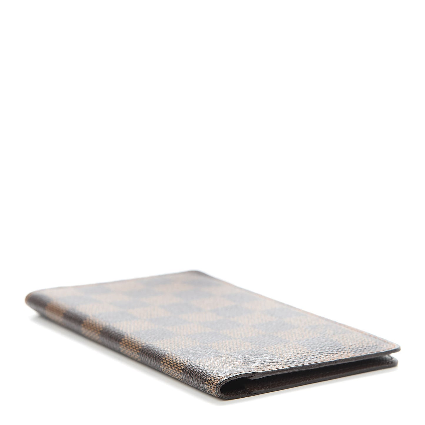 Damier Ebene Checkbook Cover Wallet