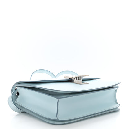 Celine Box Calfskin Medium Classic Box Flap Bag Pale Blue 4 of 11