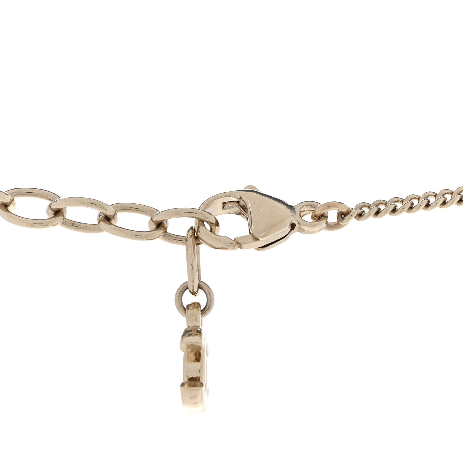 Chanel Resin CC Cube Choker Gold Pink Gold 5 of 8
