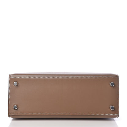 Hermes Tadelakt Kelly Sellier 25 Etoupe 6 of 35