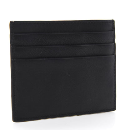 Fendi Vitello Dolce Bi-Color Card Holder Tan Black 3 of 8