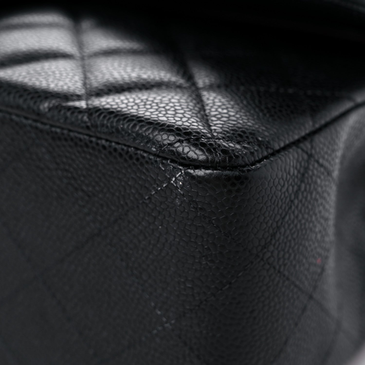 Chanel Caviar Quilted Jumbo Double Flap Black 9 of 13