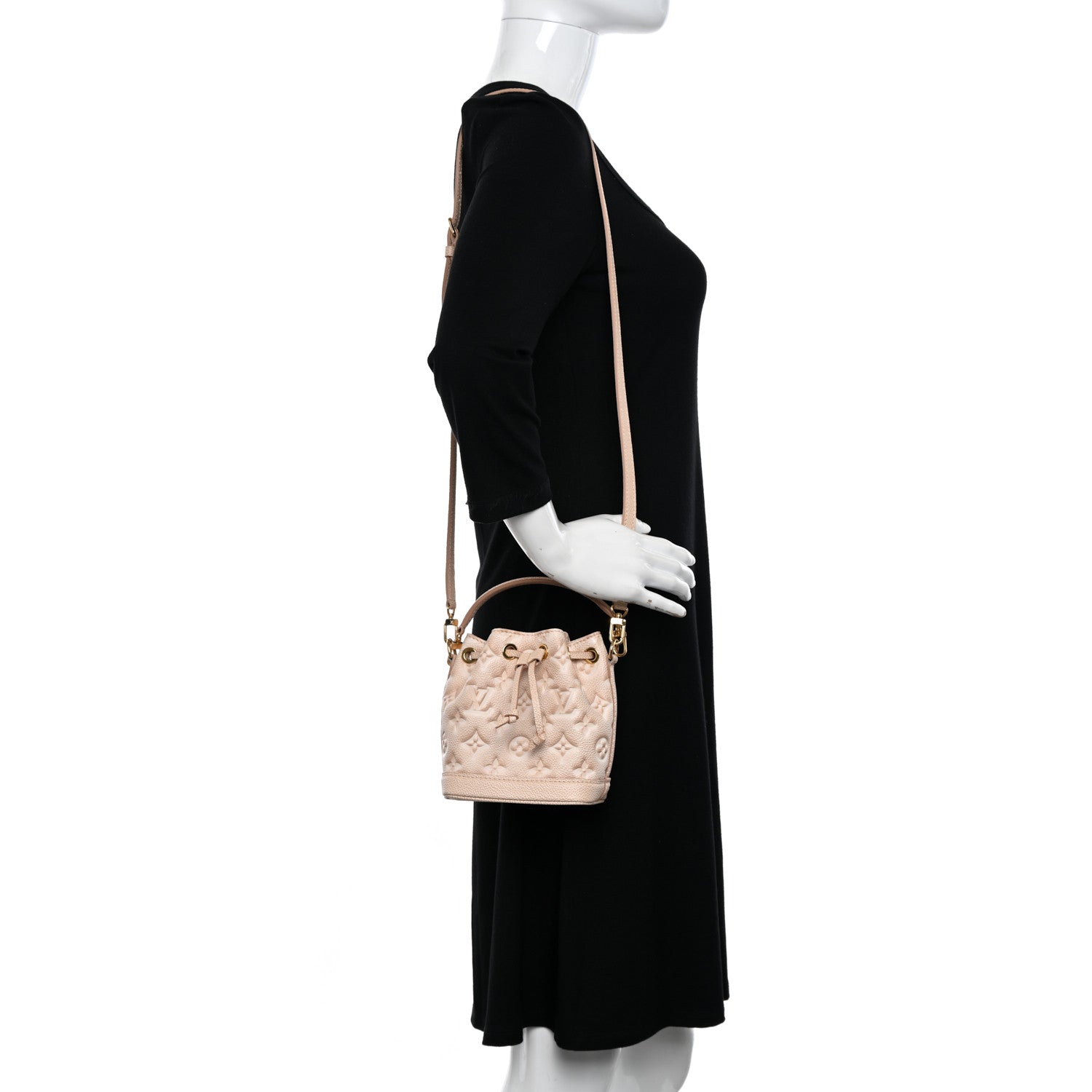Louis Vuitton Empreinte Monogram Summer Stardust Nano Noe Beige Clair 2 of 10