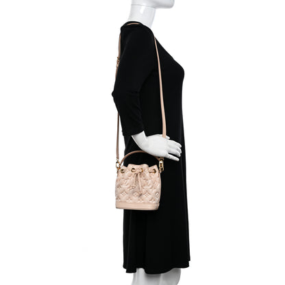 Louis Vuitton Empreinte Monogram Summer Stardust Nano Noe Beige Clair 2 of 10