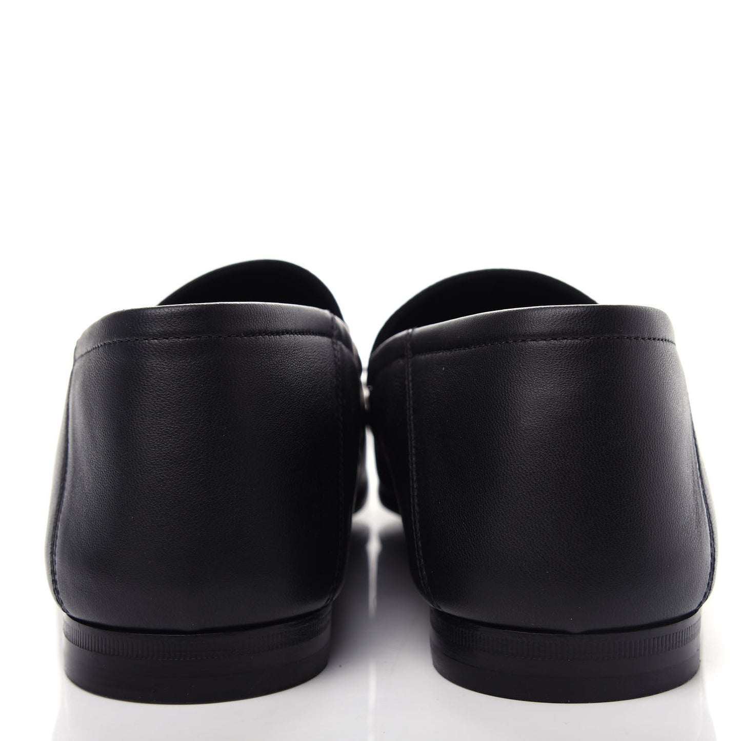 Goatskin Tiger Embroidered Mens Horsebit Loafers 8.5 Black