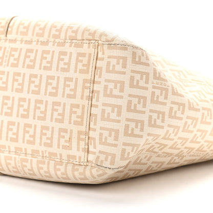 Fendi Zucchino Spalmati Forever Tote Crema Ecru 10 of 17