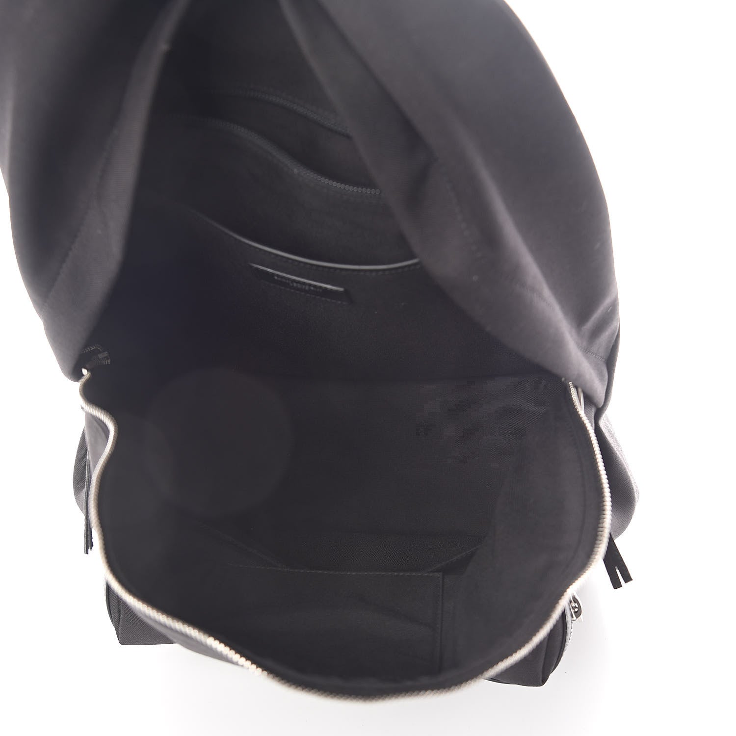 Saint Laurent Canvas City Backpack Black 5 of 9