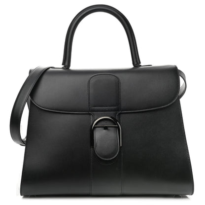 Delvaux Box Calfskin GM Brillant Satchel Black 1 of 12