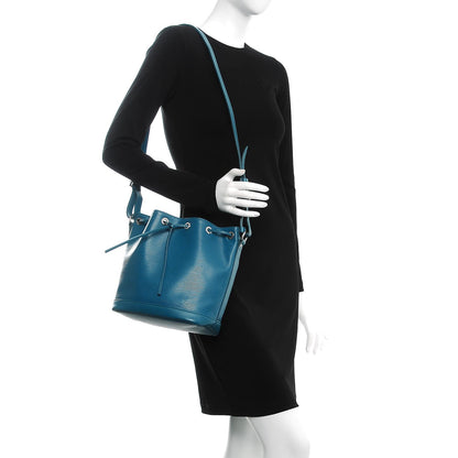 Louis Vuitton Epi Petit Noe NM Cyan 2 of 8