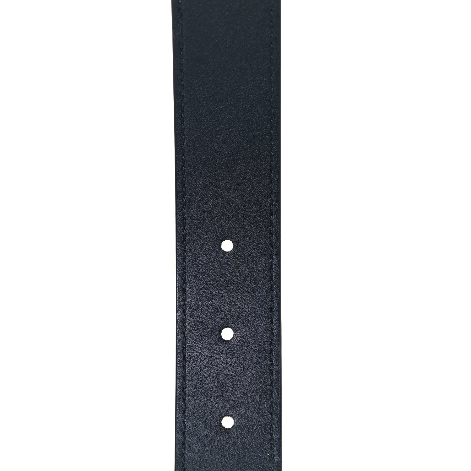 Gucci GG Supreme Monogram Matte Plutone Calfskin Double G 30mm Belt 90 36 Beige Ebony Black 4 of 5