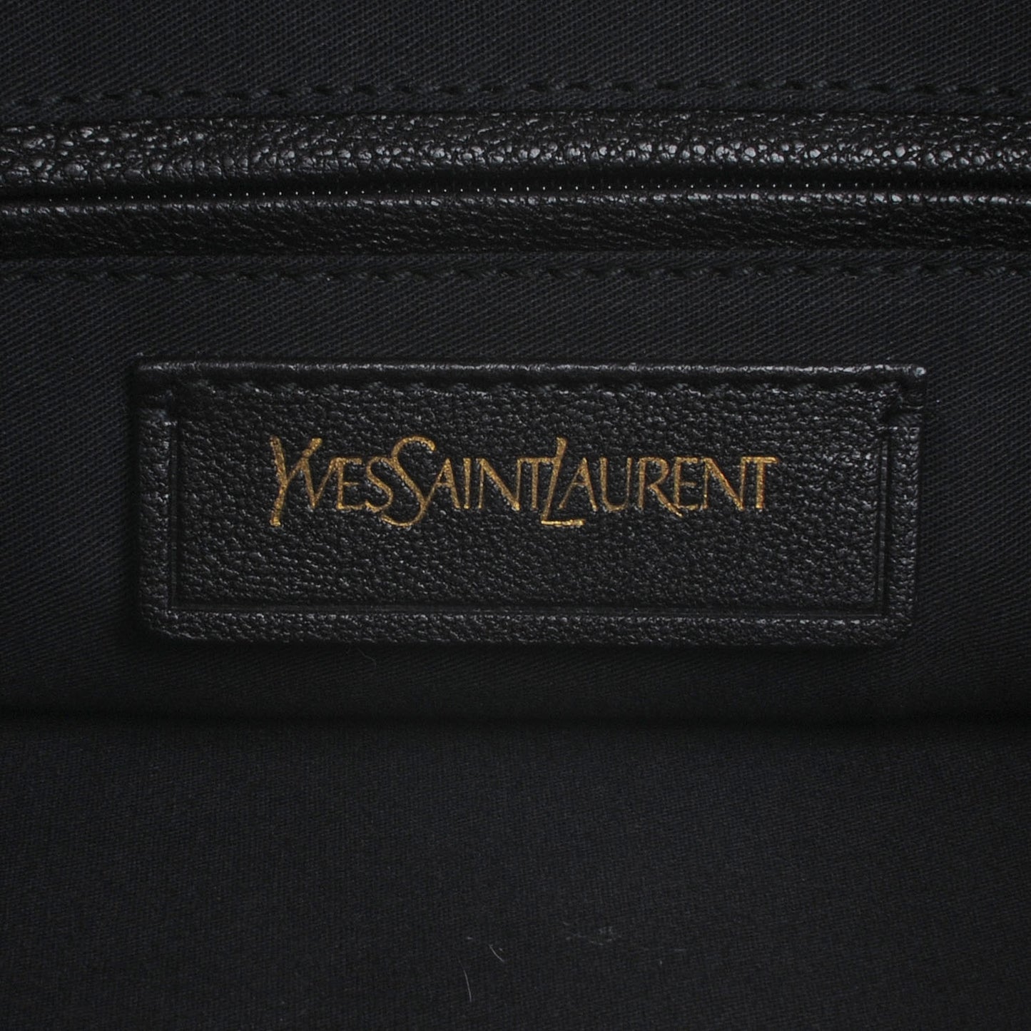 Leather Medium Cabas Chyc Shoulder Bag Black