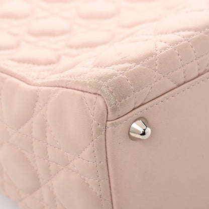 Christian Dior Lambskin Cannage Large Lady Dior Light Pink 11 of 12