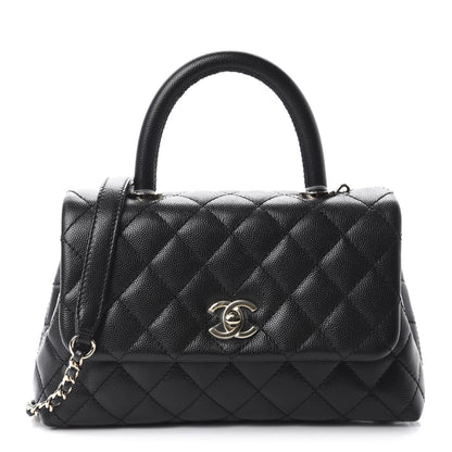 Chanel Caviar Quilted Mini Coco Handle Flap Black 1 of 11