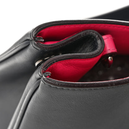 Christian Dior Smooth Calfskin Large Diorissimo Tote Black Rose Indien 13 of 21